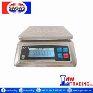 BALANZA GRAMERA PARA AMBIENTES HUMEDOS 30KG MOD JZC-FWCD-30 MARCA ACU