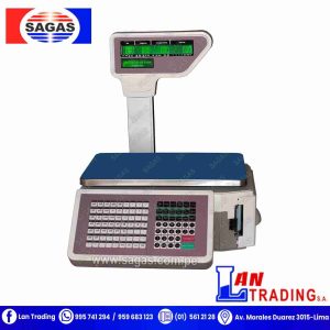 BALANZA ETIQUETADORA MARCA: SAGAS MODELO: TM-A CON TORRE
