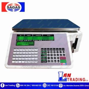 BALANZA ETIQUETADORA MARCA: SAGAS MODELO: TM-A SIN TORRE