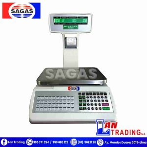 BALANZA ELECTRONICA TIPO CAJA REGISTRADORA MARCA: SAGAS MODELO: ECS-30
