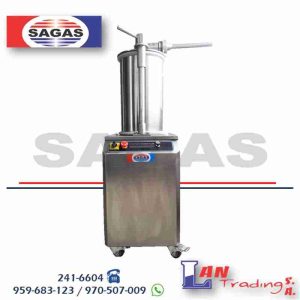 EMBUTIDORA DE CARNE HIDRAULICA MARCA: SAGAS MODELO: SF-350