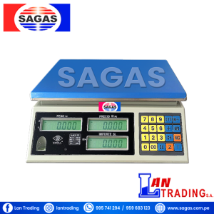 BALANZA ELECTRONICA DE 30 kg x 5g MOD: AM3-30 MARCA: EXCELL