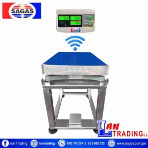 BALANZA PLATAFORMA INALAMBRICA E-ACCURA CON MESA DE ACERO