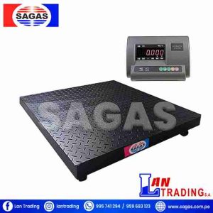 BALANZA TIPO RAMPA CON INDICADOR A12-LED MARCA:SAGAS