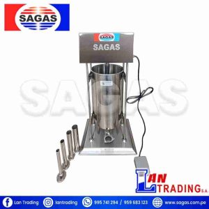 EMBUTIDORA DE CARNE ELECTRICA MARCA: SAGAS MODELO 15L