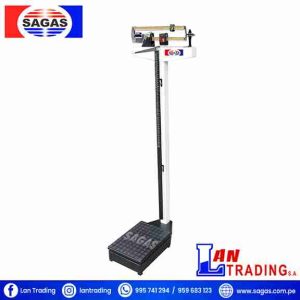 BALANZA PESA PERSONA MECANICA CON TALLIMETRO SAGAS MOD: TPR-200