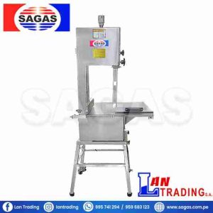 SIERRA CORTADORA DE CARNE DE MESA DE ACERO MODELO: W310A MARCA: SAGAS